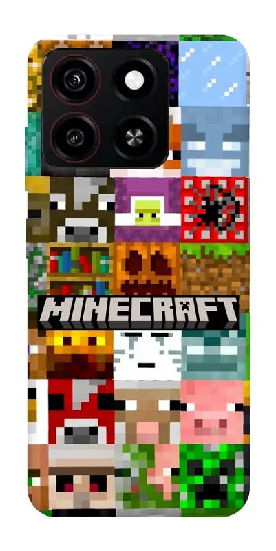 Чохол Demsky Minecraft collage для ZTE Blade A35 4G