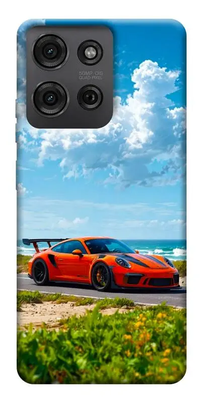 TPU чохол Demsky Car in nature для Motorola Moto G75 5G