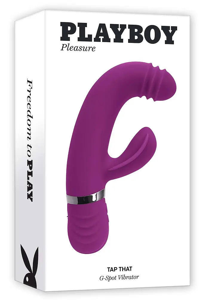 Вібратор Playboy Pleasure Tap That 16.5 см (фіолетовий) - фото 21