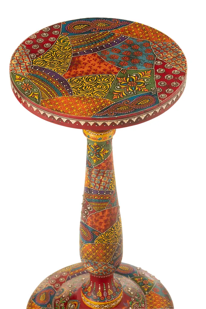 Кавовий столик J-line в індійському стилі 30х60 см (50580) - фото 3