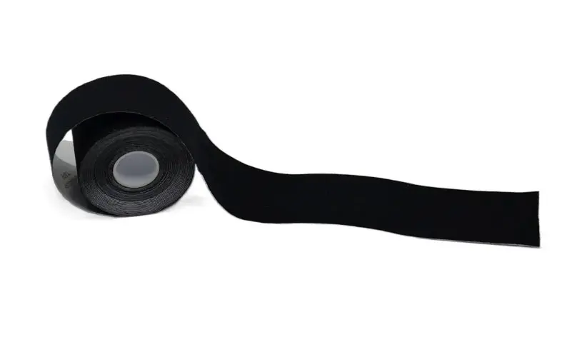 Кінезіологічний тейп PowerPlay 4315 Чорний 5 cм x 5 м (PP_4315_Black) - фото 3