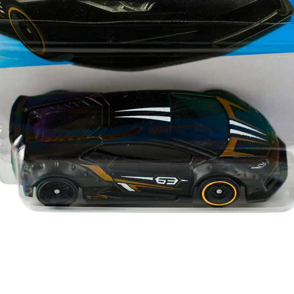 Базова машинка Hot Wheels Night Speed LB-Works Lamborghini Huracán Coupé чорна (5785) JJJ53-N521 - фото 2