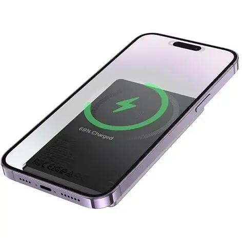 Внешний аккумулятор Borofone BJ50 5000mAh 20W магнитный с функцией беспроводной зарядки серый 6941991110313 - фото 5