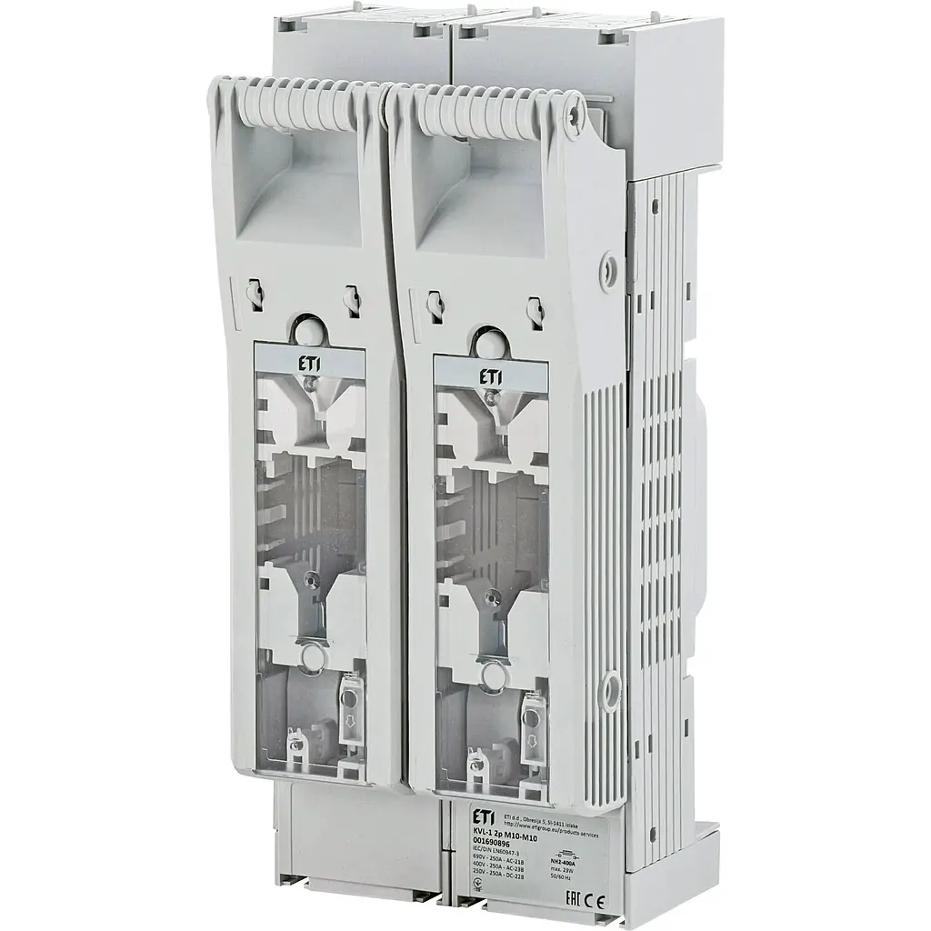 Роз`єднувач запобіжників ETI KVL 1 2p 250А (клеми M10-M10) (1690896)