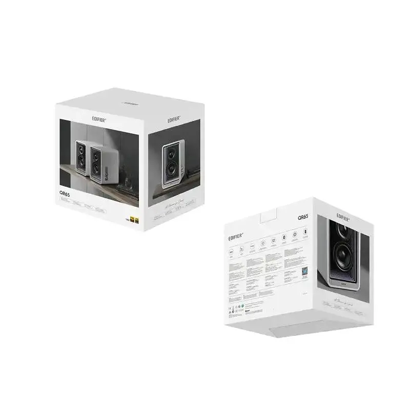 Акустические колонки Edifier QR65 White 2.0 70W Bluetooth Hi-Res - фото 6