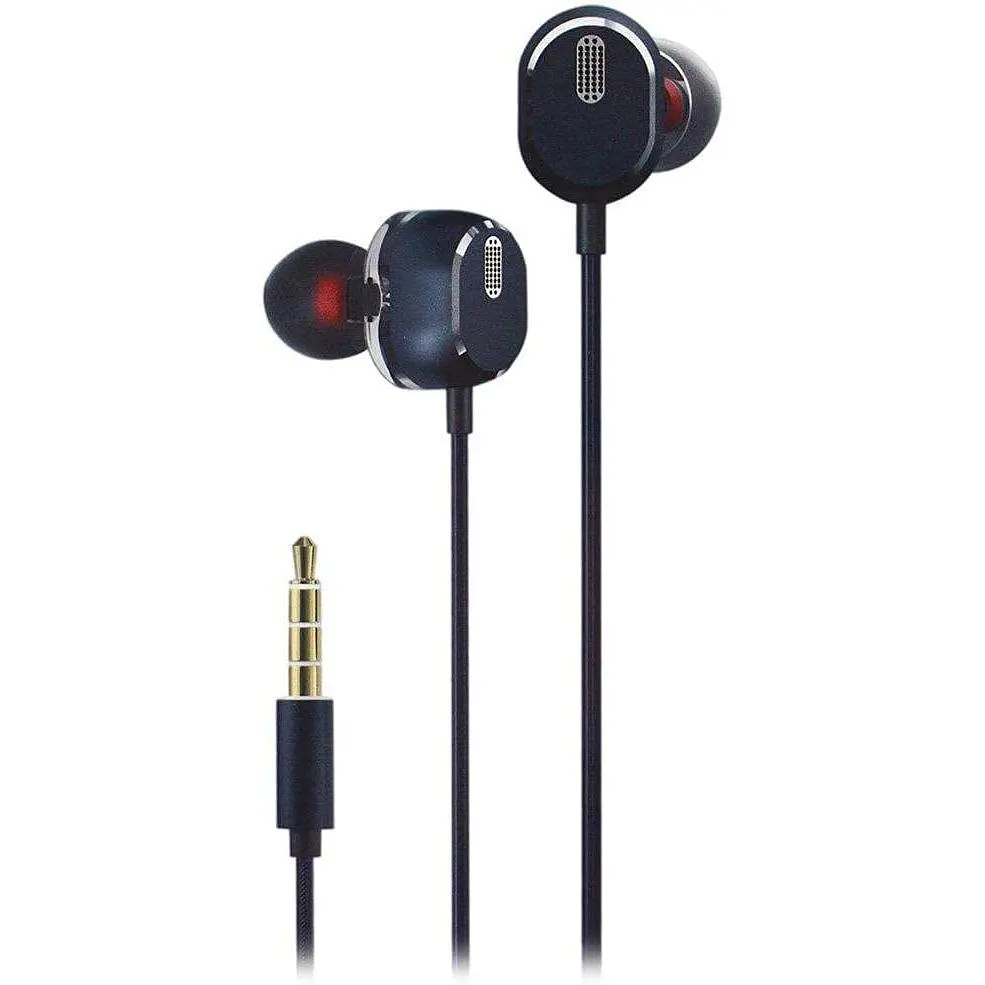 Навушники дротові HP DHE-7003 3,5 мм Volume Control Чорний