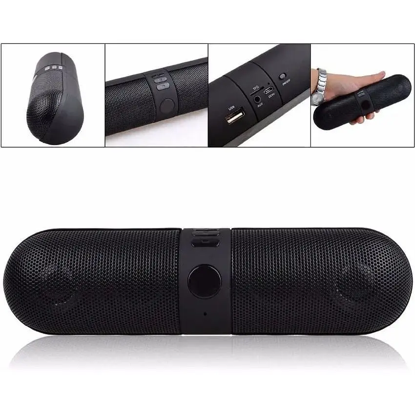 Портативна колонка XPRO B6/F6 5Вт USB AUX FM Bluetooth чорна (B6F6) - фото 2