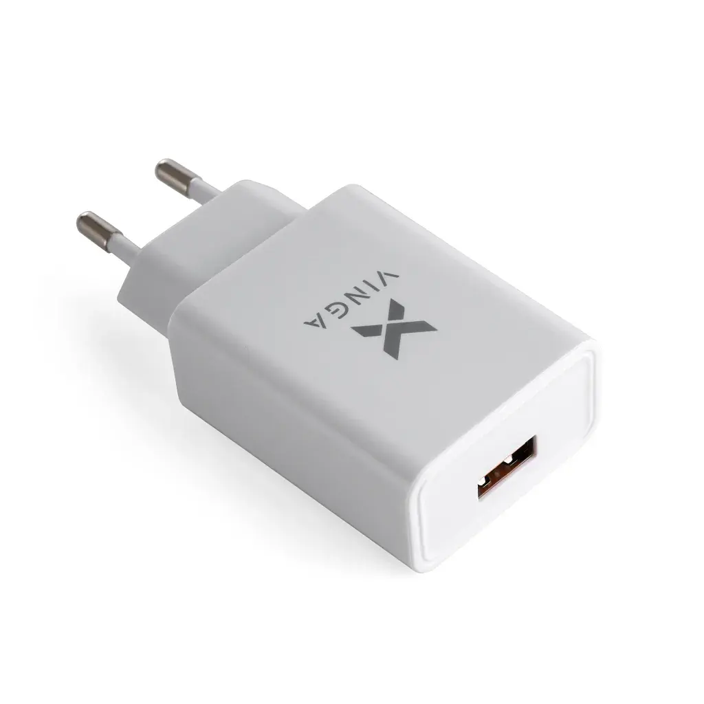 Зарядний пристрій Vinga QC3.0 Quick Wall Charger 1xUSB 18W Max (VWCQAW) - фото 2