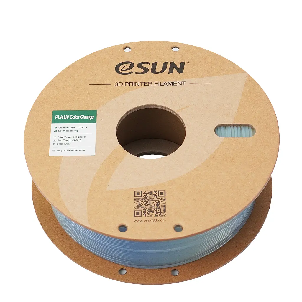 Пластик для 3D-принтера eSUN PLA UV 1.75 мм 1 кг Blue (PLA-UV CC175UV-U1P1) - фото 3