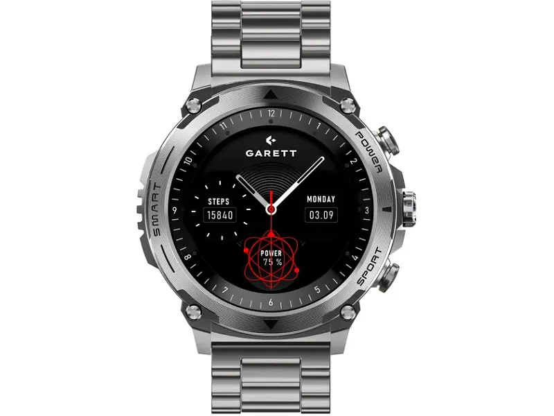 Cмарт-годинник Garett Atom Silver Steel - фото 3