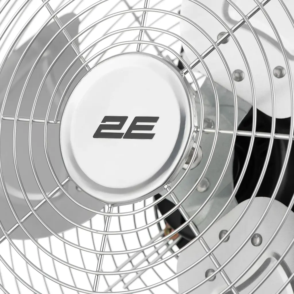 Вентилятор 2E PowerWind 30C підлоговий професійний 30 см срібний (2E-IF30C) - фото 6
