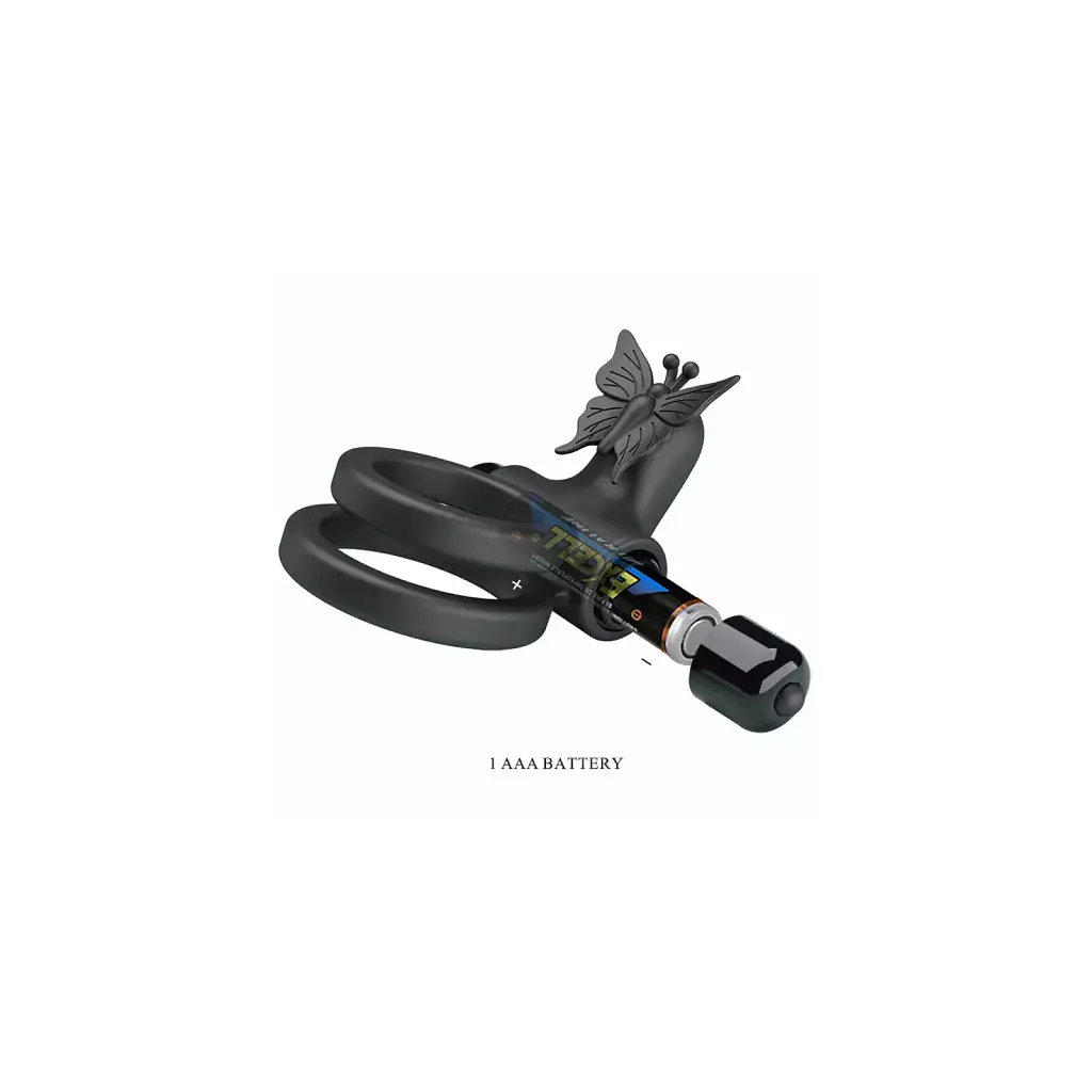 Ерекційне віброкільце Pretty Love Vibrating Dual Rings, 3.2-3.8 см - фото 5