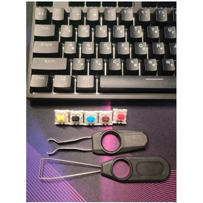 Клавиатура механическая с подсветкой 1stPlayer MK-8 Gateron Titan Blue Switch - фото 8