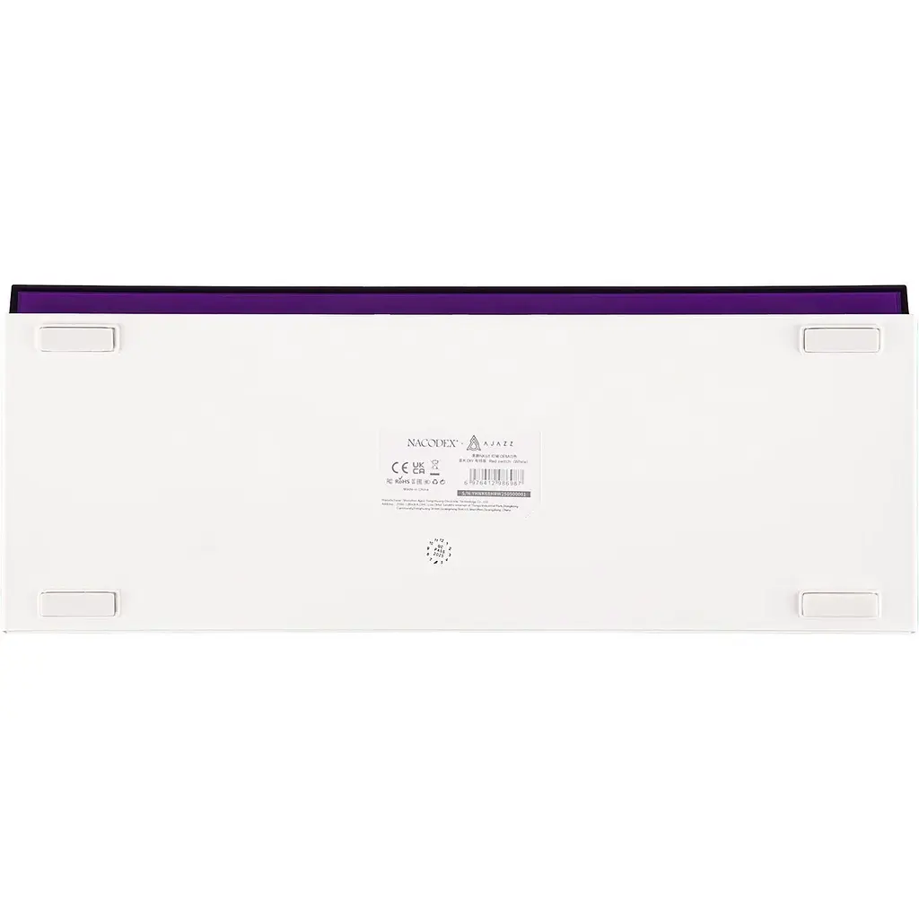 Клавіатура Ajazz NK68 Red Switch UA White (NK68-R-W) [156871] - фото 9