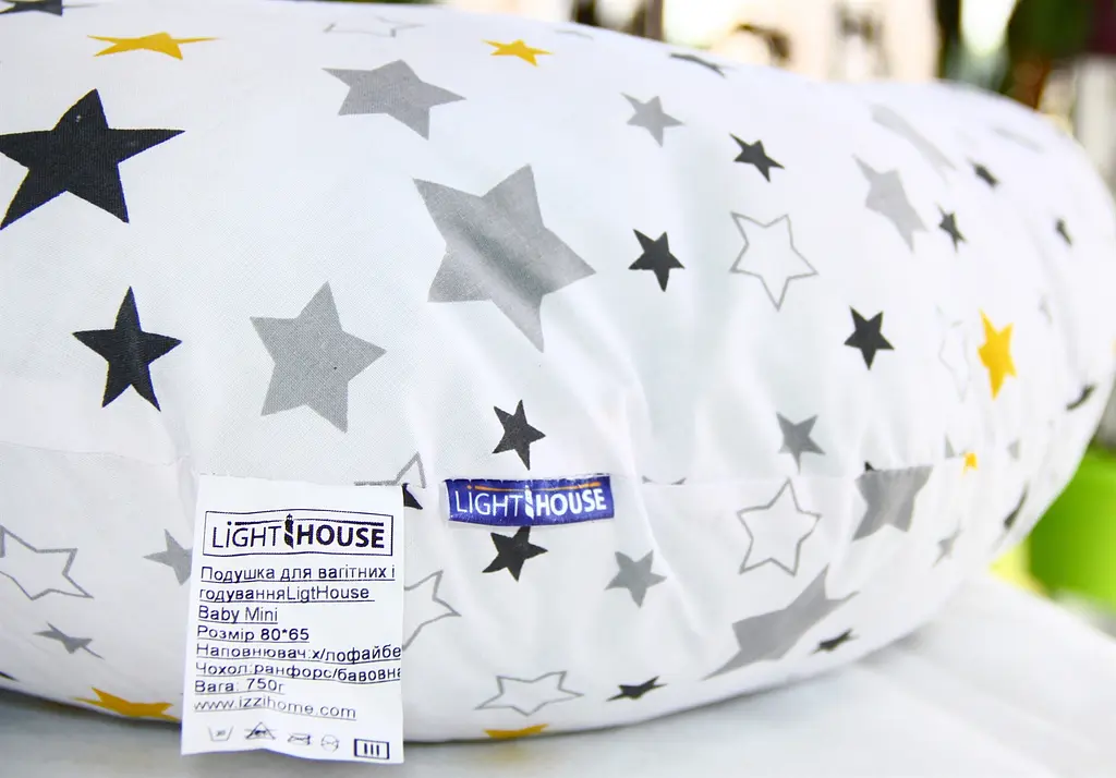 Подушка LightHouse Baby Mini Stars для вагітних і годування 80x65 см (608277) - фото 7