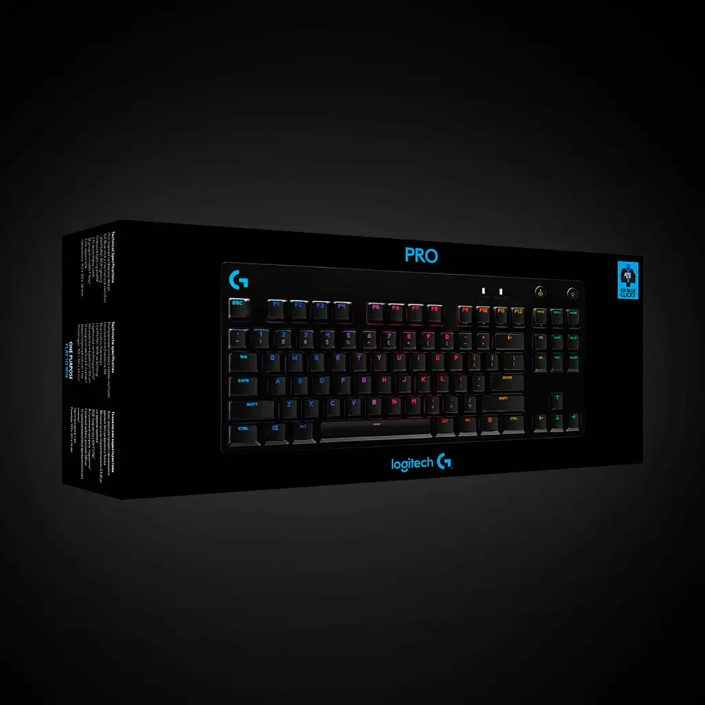 Клавіатура Logitech G PRO Mechanical Gaming USB UA Black (920-009392) - фото 8