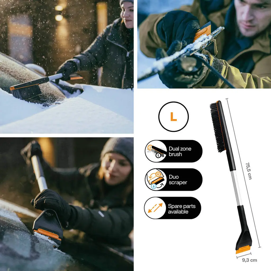 Щітка-скребок довга Fiskars Plus (1078494) - фото 2