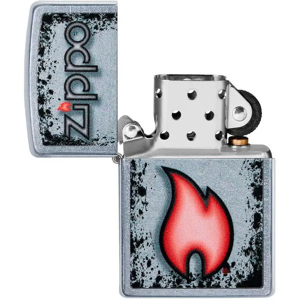 Запальничка Zippo Logo Flame Design - фото 2