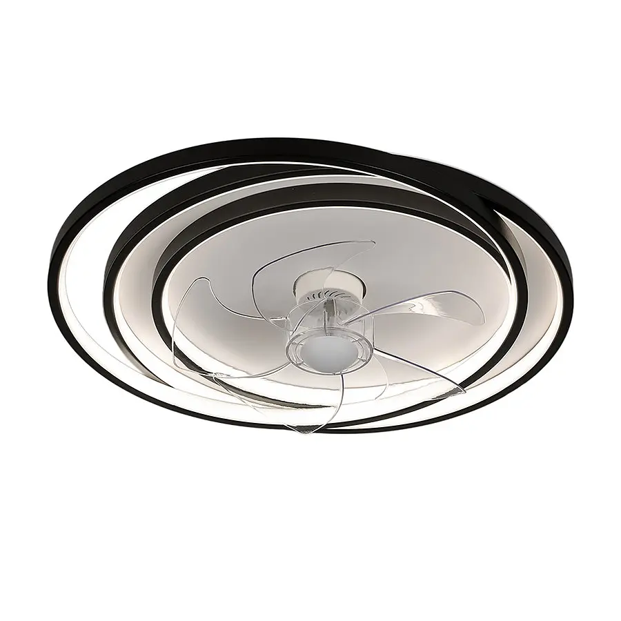 Люстра вентилятор вентилятор LED Levistella 7875088A BK+WH, 70W, чорний/білий, з пультом, сучасний стиль для дому - фото 2