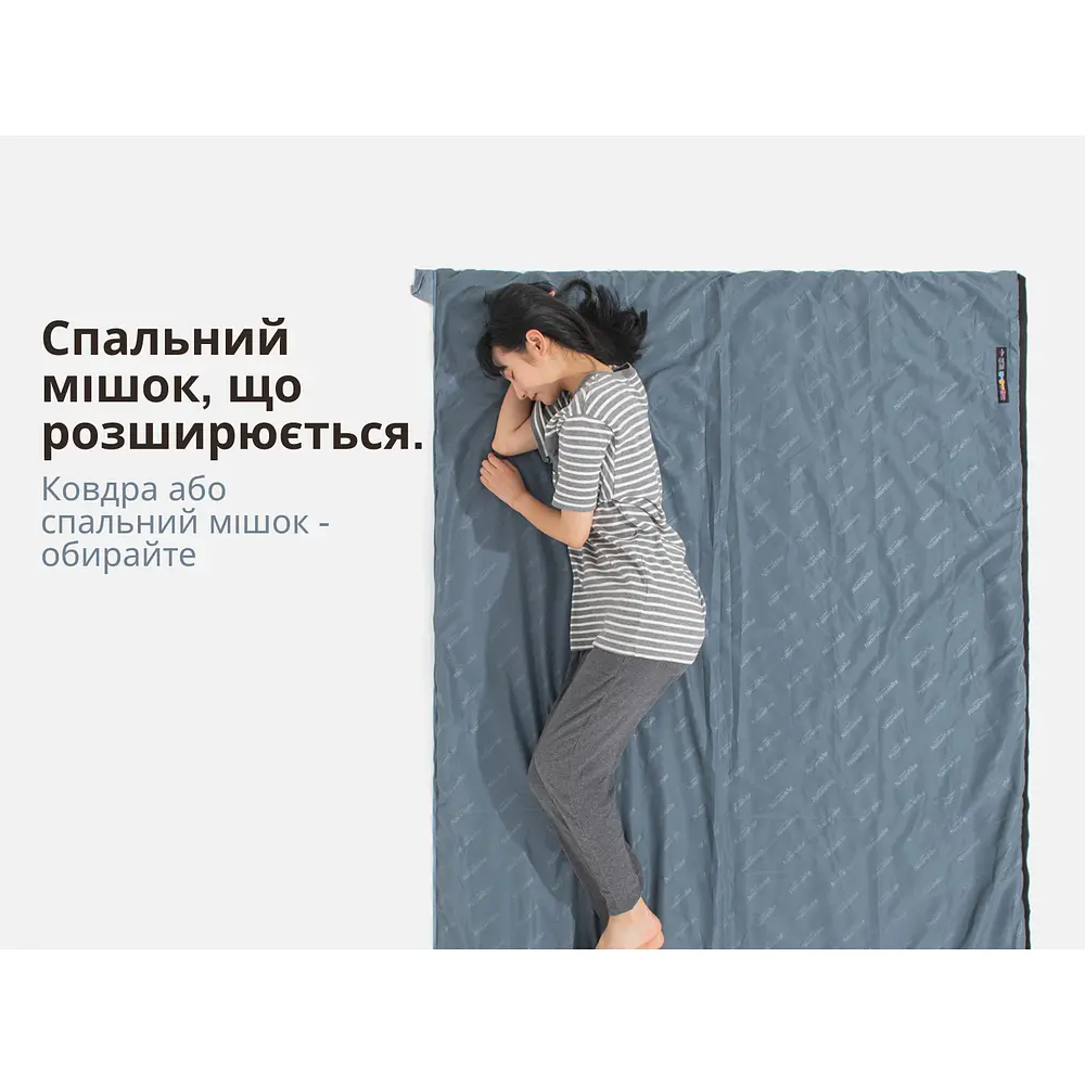 Спальный мешок Naturehike LW180 Mini NH21MSD04, правый, XL, темно-зеленый - фото 10