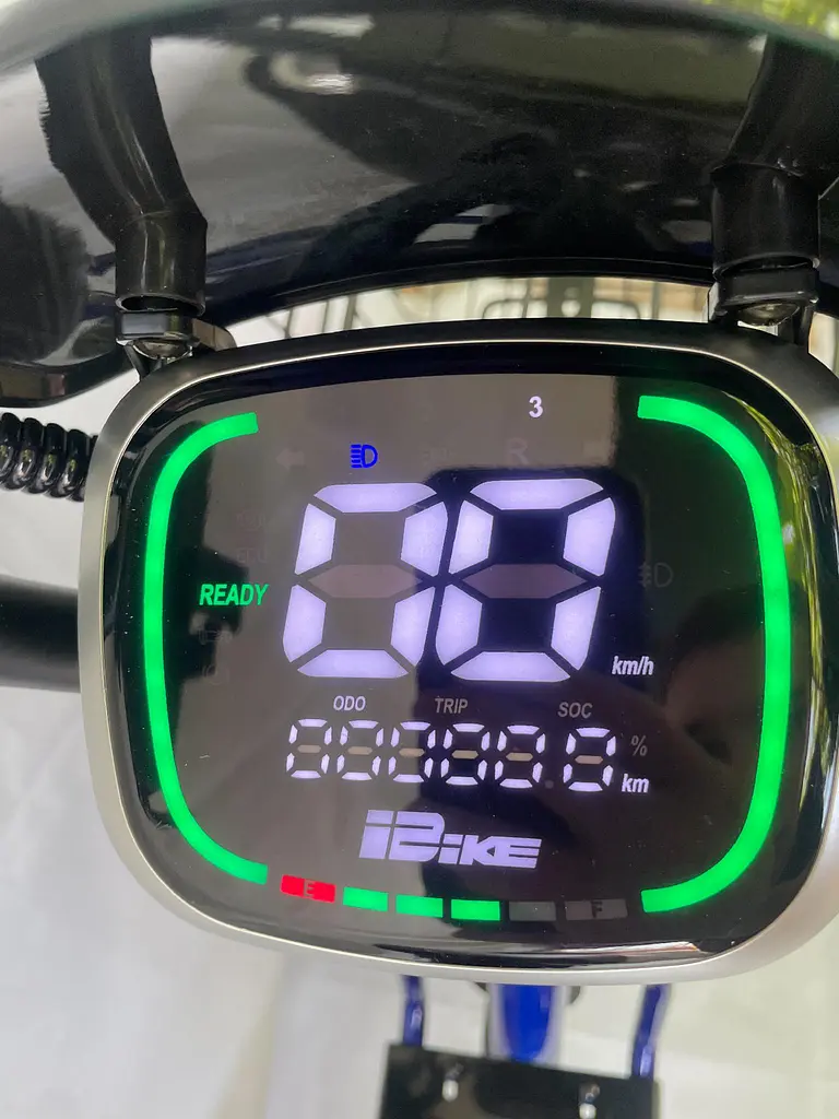 Електровелосипед двомісний Minako Monster (2000W 60V 36Ah) + Гальма гідравліка Синій - фото 8