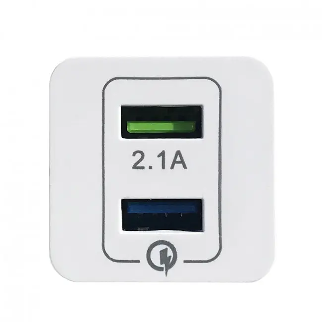 Блок питания Fast charger AR-QC-02 Qualcomm QC3.0 2*USB 3.5A быстрое зарядное - фото 2