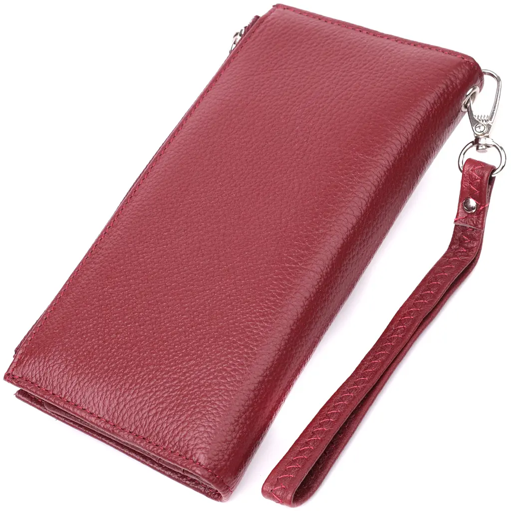 Жіночий шкіряний гаманець ST Leather 9.5х19х2.5 см acs0028464 - фото 2