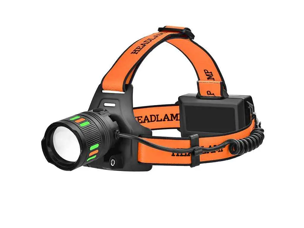 Ліхтар налобний X-BALOG 5000K АКБ 2*18650 NIGHT VISION FLUORESCENCE BL-T203-TG+COB(white+red) - фото 4