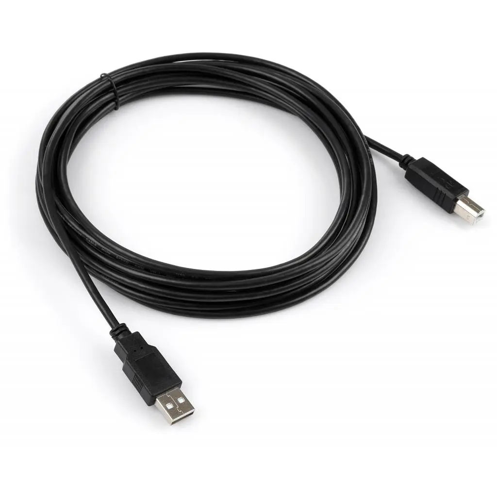 Кабель для принтера USB 2.0 AM/BM 5.0 m Vinga (VCPUSBAMBM5BK) - фото 3