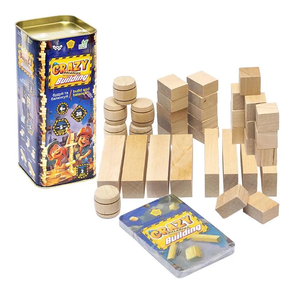 Настільна гра Danko Toys Crazy Balance Building Різнокольоровий (SR-113-N-882)