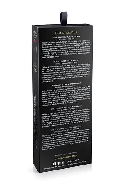 Гель стимулюючий для клітора, 30 мл Plaisirs Secrets Stimulating Female Gel Feu Damour - фото 4