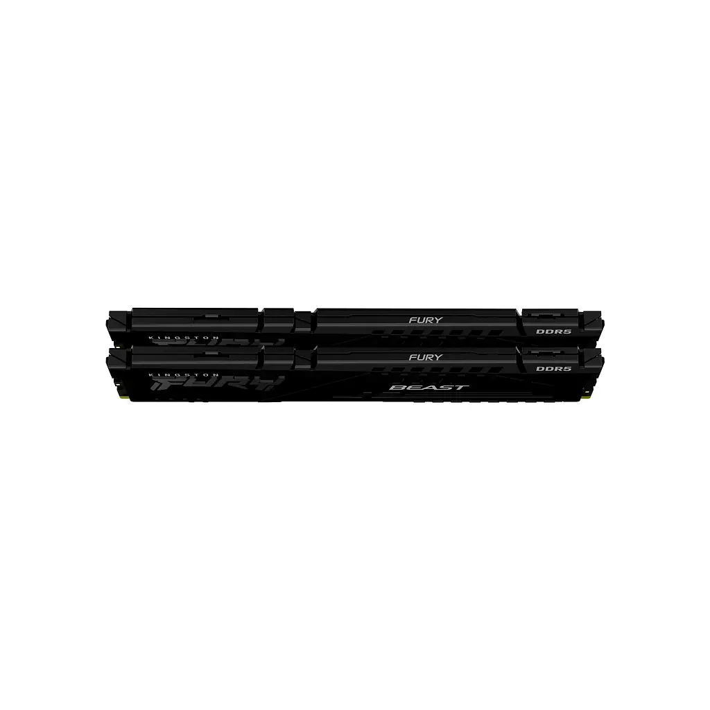 Модуль пам'яті для комп'ютера DDR5 64GB (2x32GB) 5200 MHz Beast Black Kingston Fury (ex.HyperX) (KF552C40BB2K2-64) - фото 4