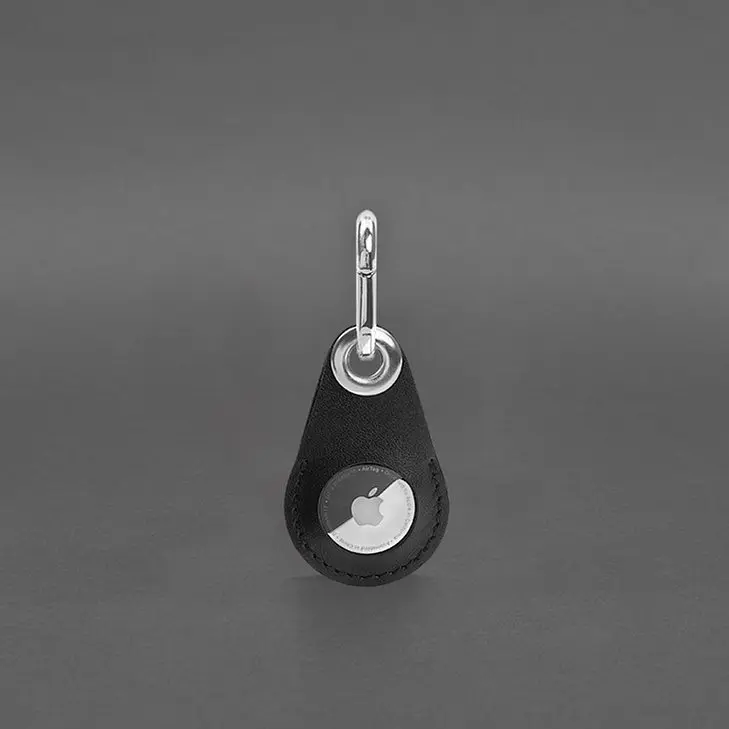 Кожаный чехол для Apple AirTag Черный - фото 7