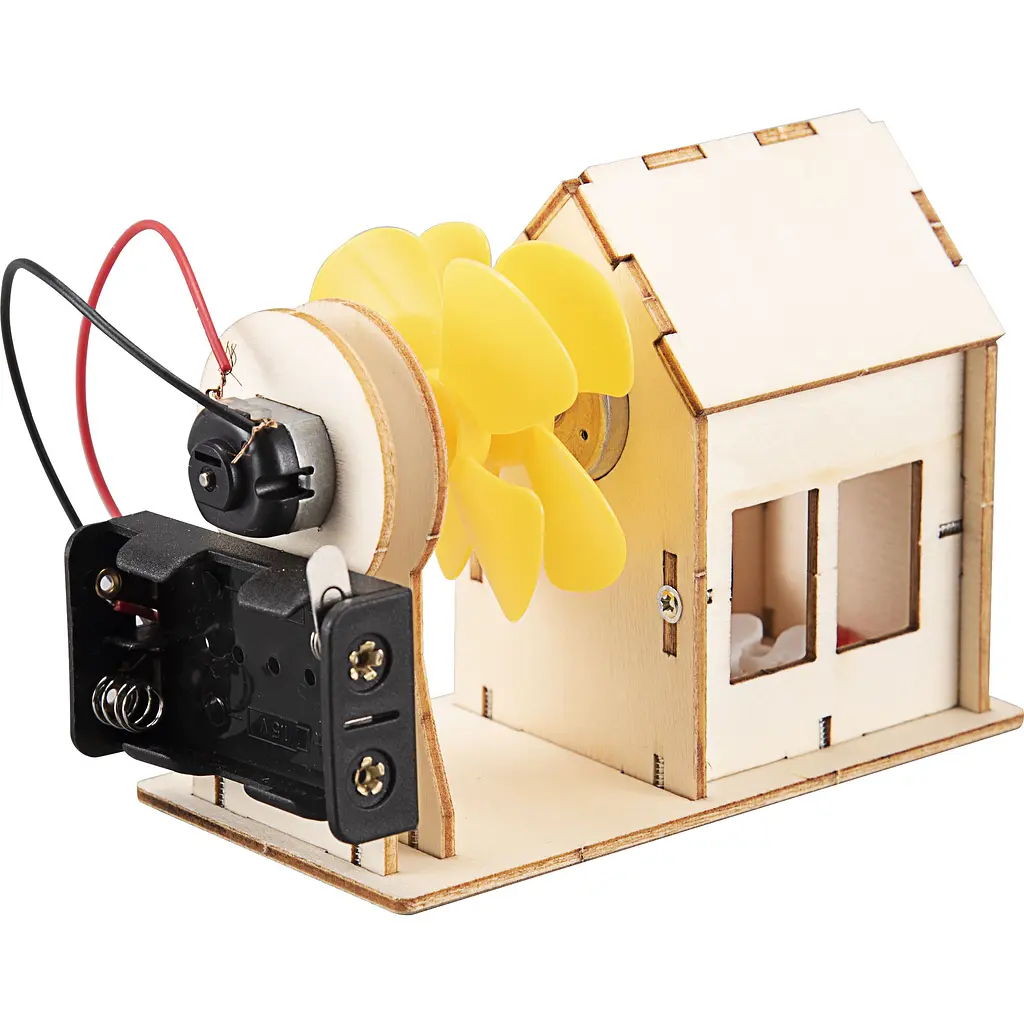 Конструктор Stem деревянный Ветряная станция (7078457) - фото 3