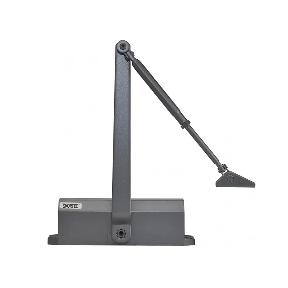 Дверний доводчик Dortec DT-64H Graphite з фіксацією дверей у відчиненому положенні (63-00055) - фото 2
