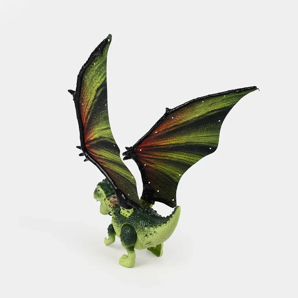 Іграшкові крила з динозавром "Dinosaur Wings" 65 см зі світловими ефектами та музикою іграшка динозавр на спину з рухомими лапами - фото 7