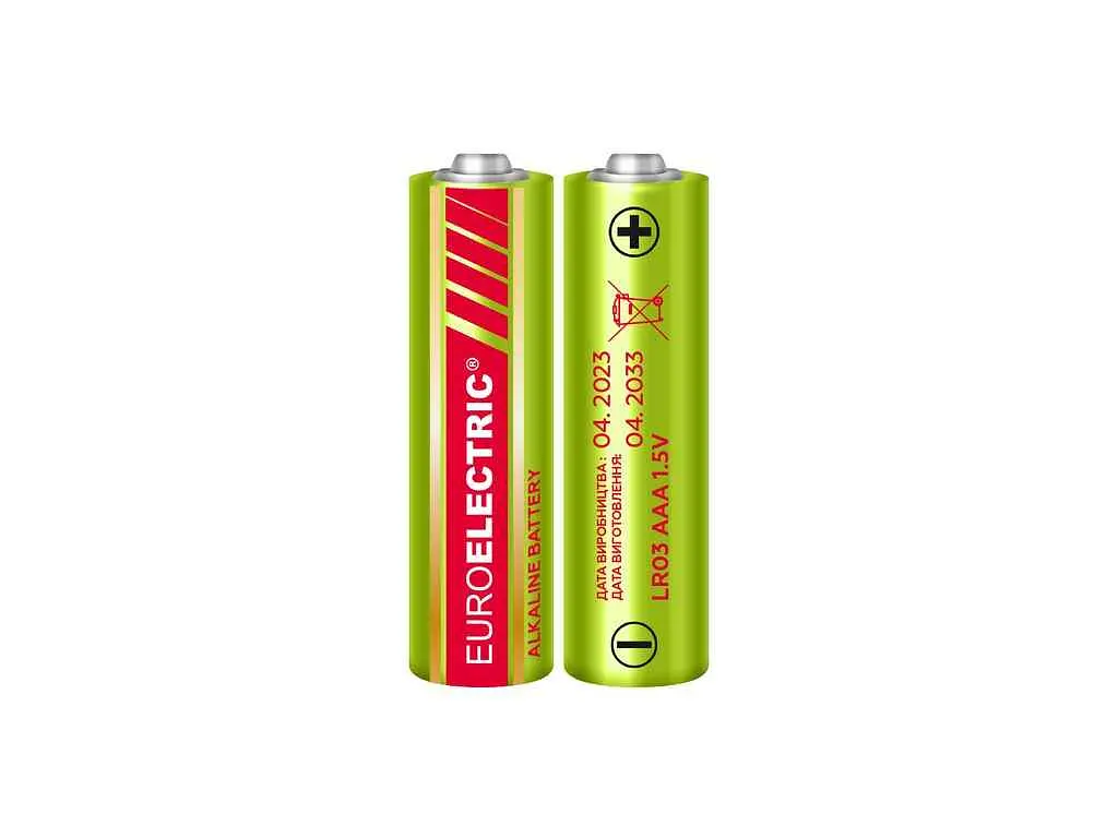 Батарейка лужна EUROELECTRIC LR6/AA 4шт 1,5V PE blister - фото 3