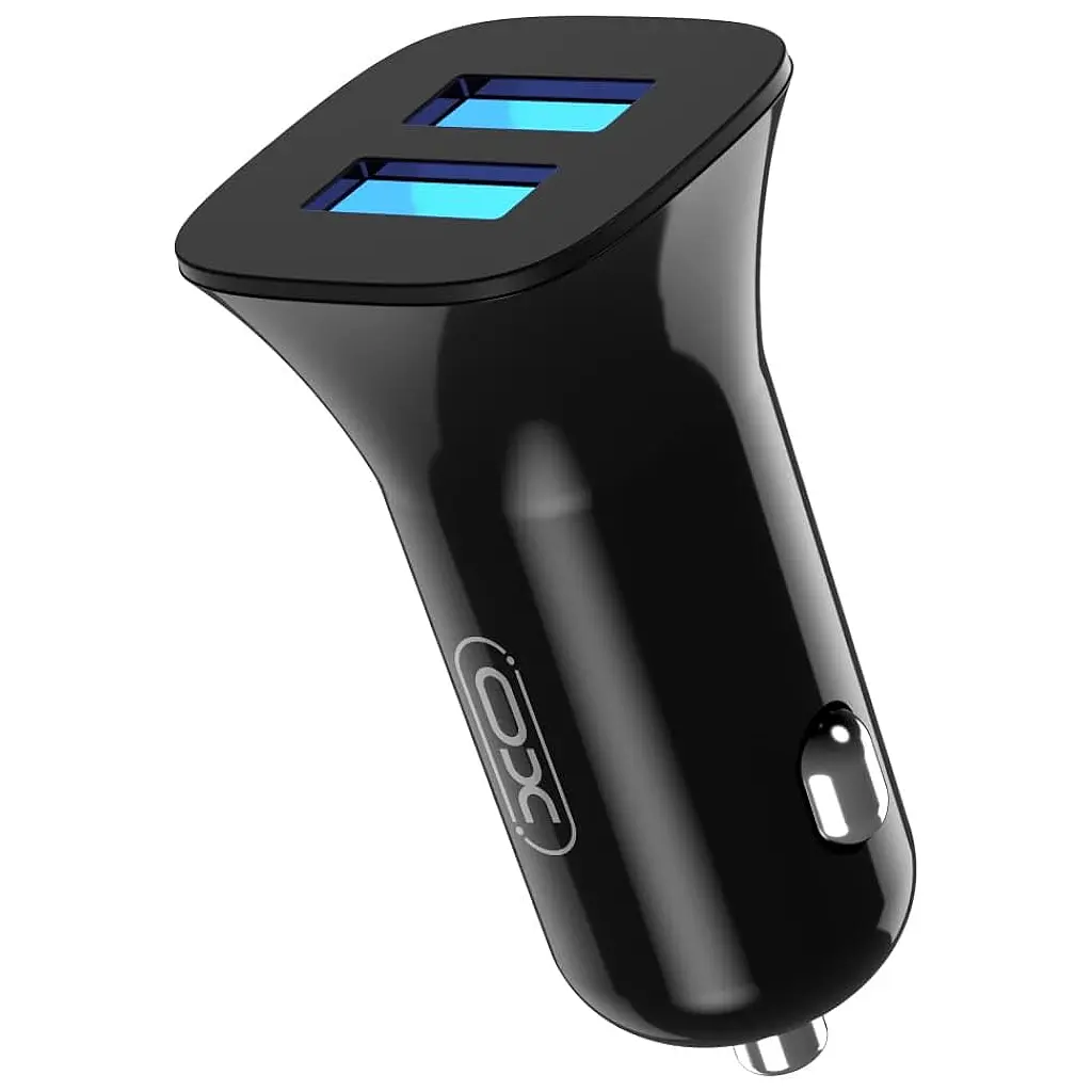 Зарядний пристрій XO CC31 2.4 А / 2xUSB чорний (XO-СC31-BK) - фото 3