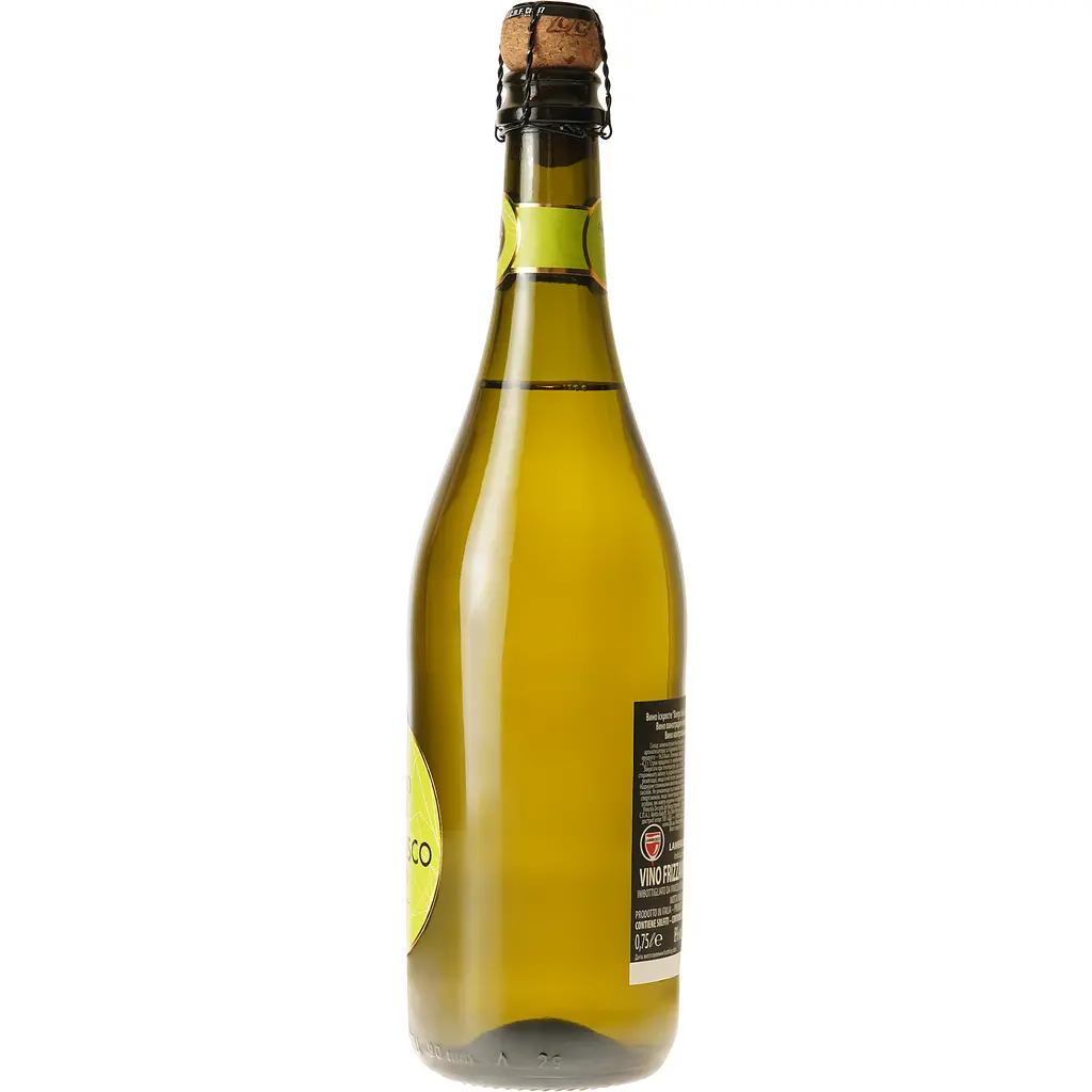 Вино игристое Borgo Sole Lambrusco Dell`Emilia IGT Bianco Amabile, 8%, 0,75 л (AT1B002) - фото 2