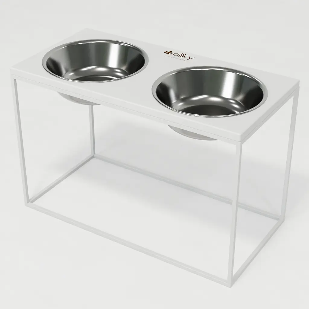 Hollky Base XXL40 — миски на підставці для дуже великих собак (2 × 2,8 л) - фото 2