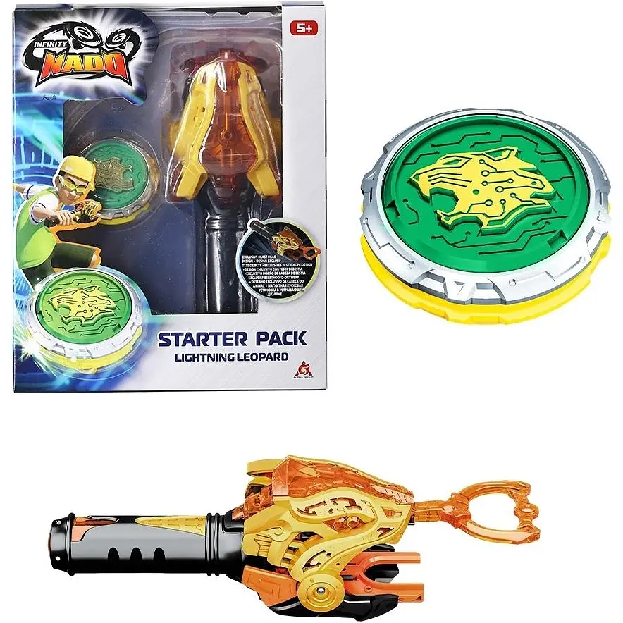 Дзига Auldey Infinity Nado VI Starter Pack Lighting Leopard (EU654114) - фото 2