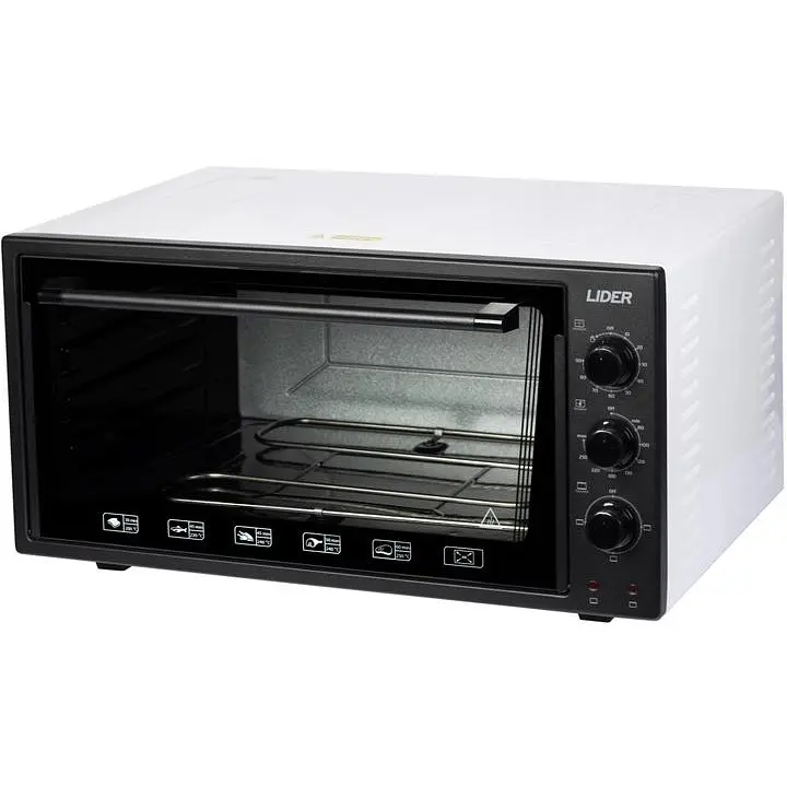 Духовка настільна Lider 4823 ECO BLACK-WHITE - фото 2