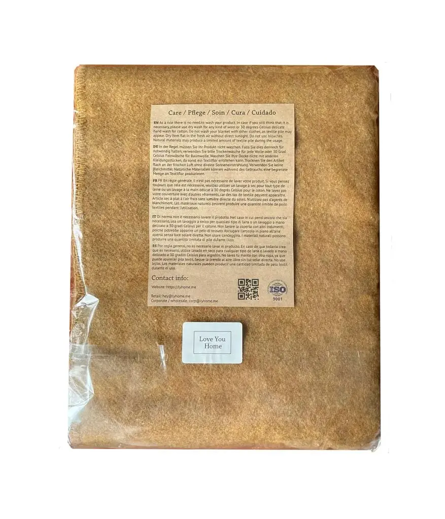 Плед-ковдра Love You вовна 170х130 см зелений (6016) - фото 3