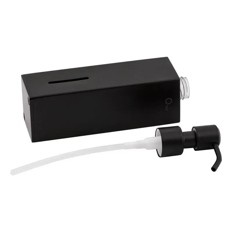 Дозатор для рідкого мила Qtap Liberty BLM 1152-2, Чорний матовий - фото 3