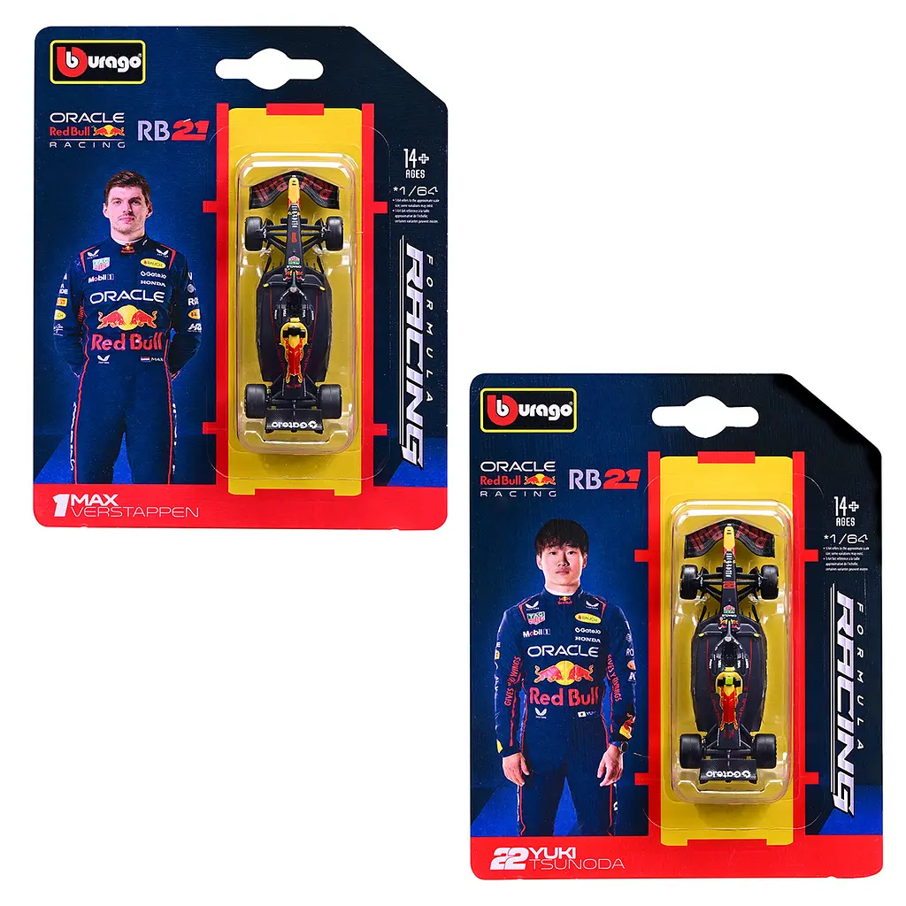 Автомодель Bburago Red Bull Racing RB21 1 шт. в асортименті (18-58003) - фото 9