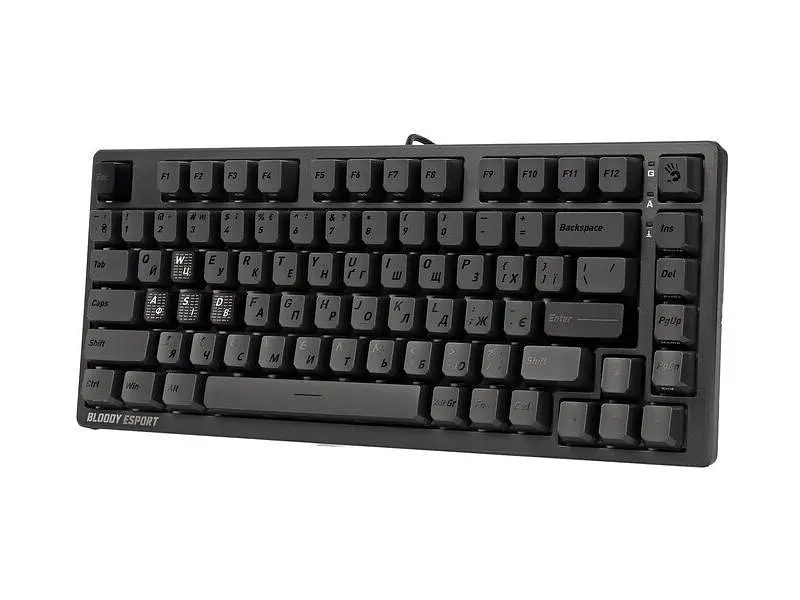 Клавіатура A4Tech Bloody MS76 Iron Grey - фото 2