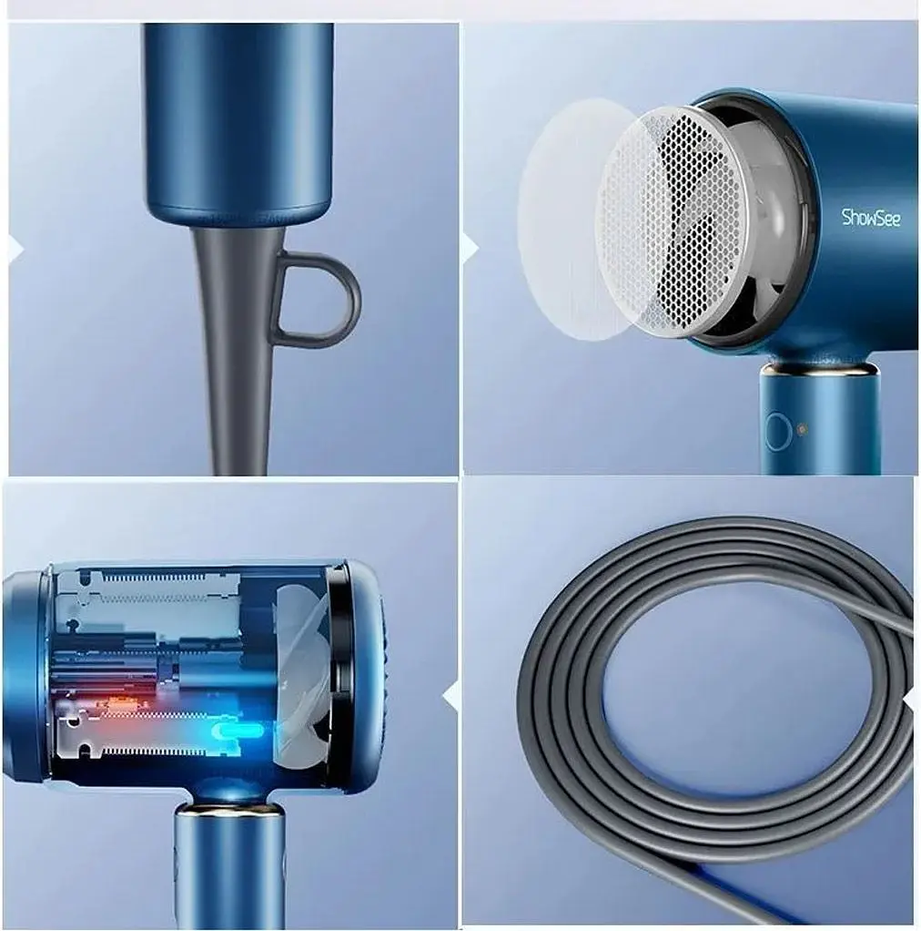 Фен ShowSee Hair Dryer VC200-B Blue [103236] - фото 5