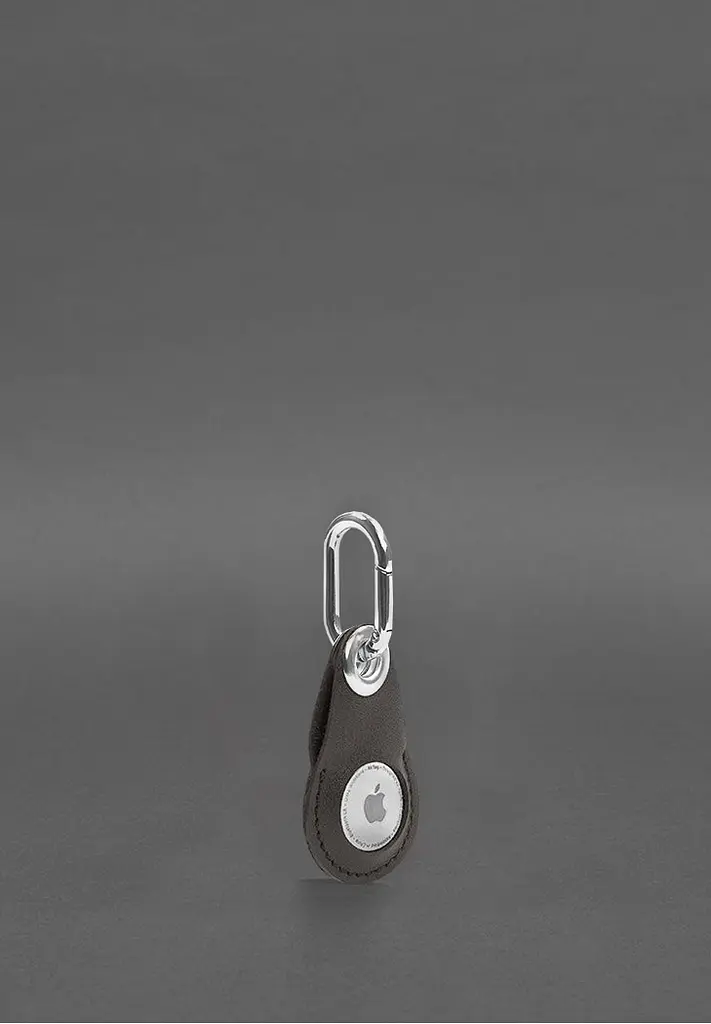 Кожаный чехол для Apple AirTag Темно-коричневый - фото 3