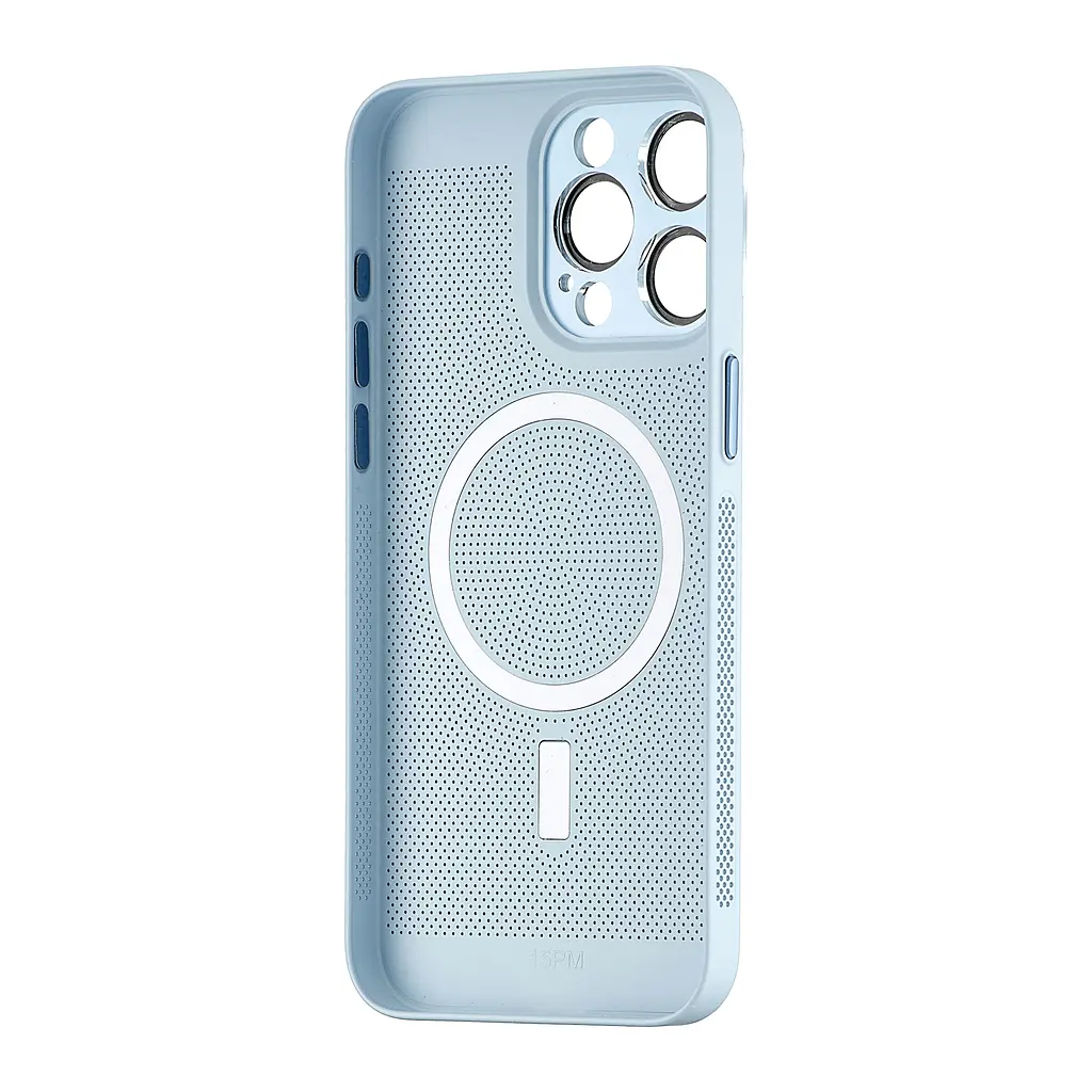 Чохол Perfomed with MagSafe Protected Camera iPhone 15 Pro Max Light Blue - фото 3