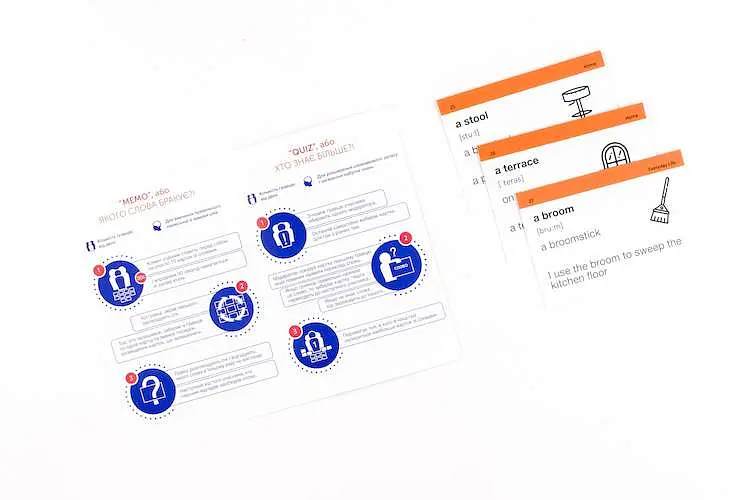Настільна гра English Student Картки для вивчення англійської мови English Student Upper-Intermediate B2.1 (укр.) (39122608) - фото 5